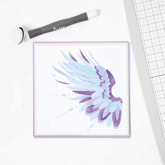 Sizzix • layered stencils wings