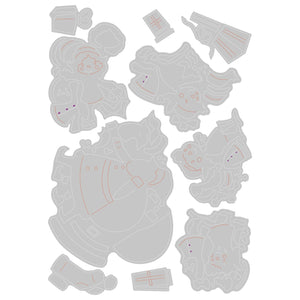 Sizzix • thinlits die set santa elves
