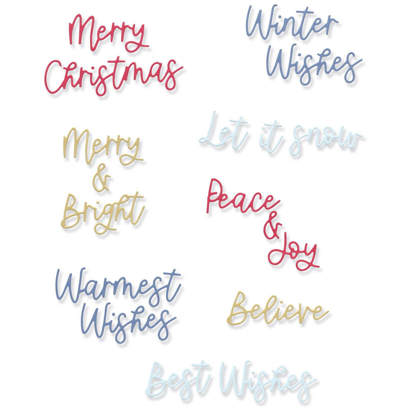Afbeelding laden in galerijviewer, Sizzix • thinlits die set variety sentiments #2
