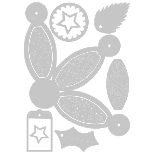 Sizzix • thinlits die set 3d lantern