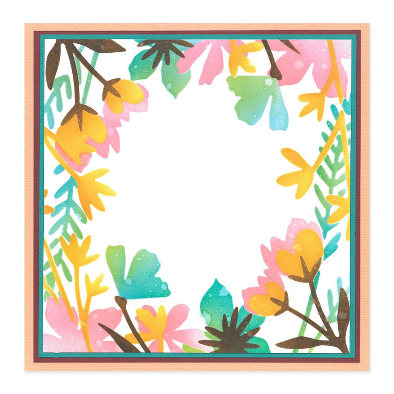 Afbeelding laden in galerijviewer, Sizzix • layered stencils botanical border 4pcs
