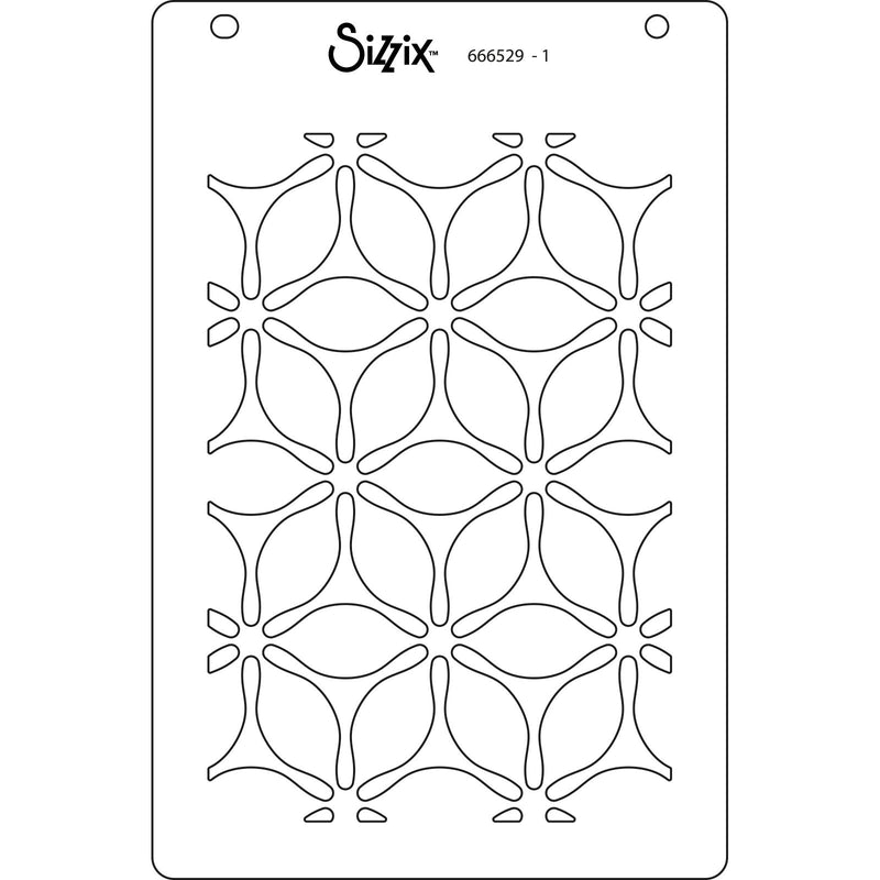 Afbeelding laden in galerijviewer, Sizzix • layered stencils a6 defined petals 4pcs
