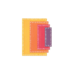 Sizzix • framelits die set fanciful renee deco rectangles 9pcs