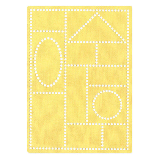 Sizzix • thinlits die set faux postage 2pcs