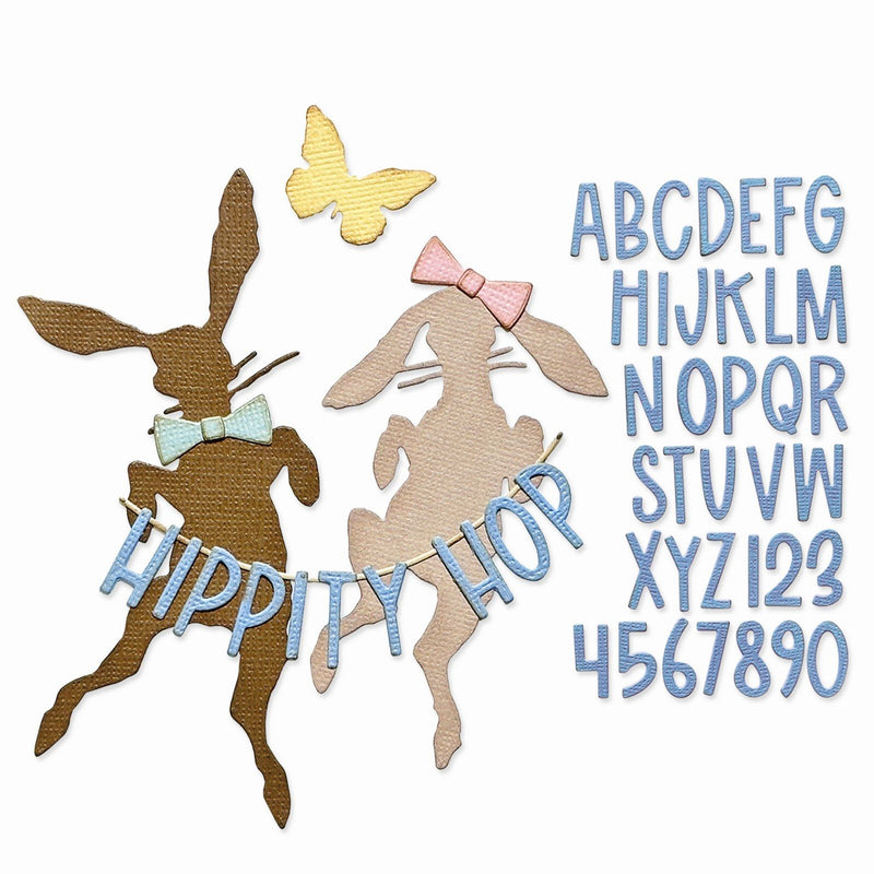 Afbeelding laden in galerijviewer, Sizzix • tim holtz thinlits die set vault hippity hop
