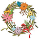 Sizzix • vault funky floral wreath by tim holtz