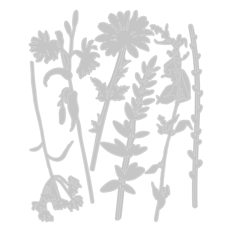 Afbeelding laden in galerijviewer, Sizzix • tim holtz thinlits die set vault wildflowers
