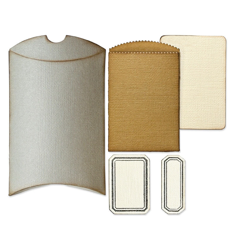 Afbeelding laden in galerijviewer, Sizzix • vault pillow box + bag by tim holtz
