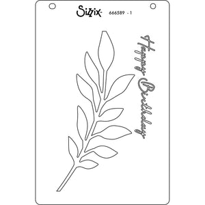 Sizzix • cosmopolitan layered stencils a6 frond 4pcs