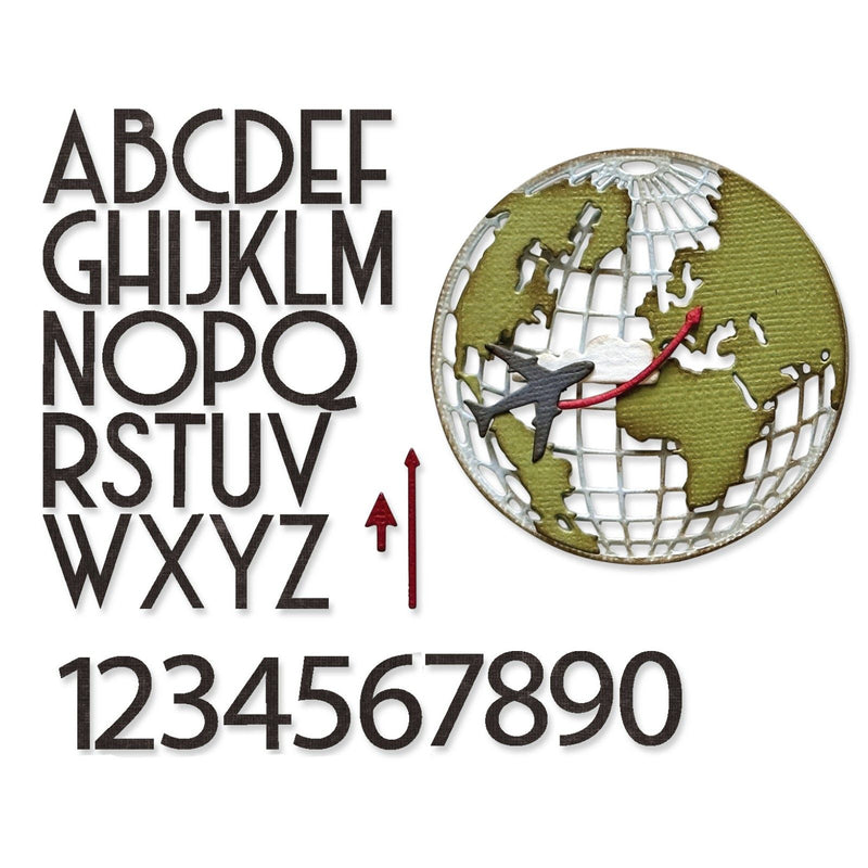 Afbeelding laden in galerijviewer, Sizzix • vault world travel by tim holtz
