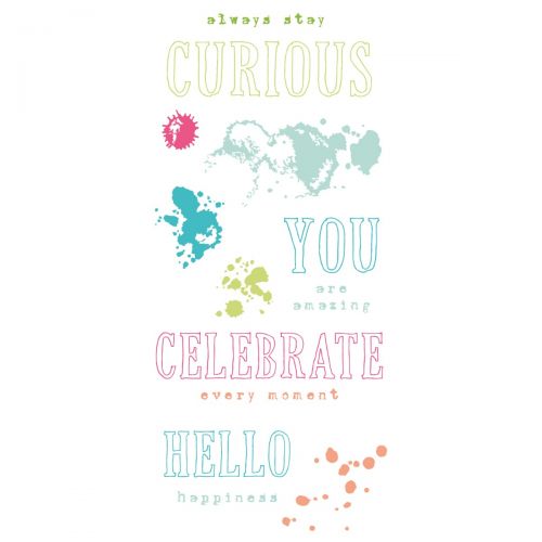 Afbeelding laden in galerijviewer, Sizzix • clear stamps set hello you sentiments 13pcs

