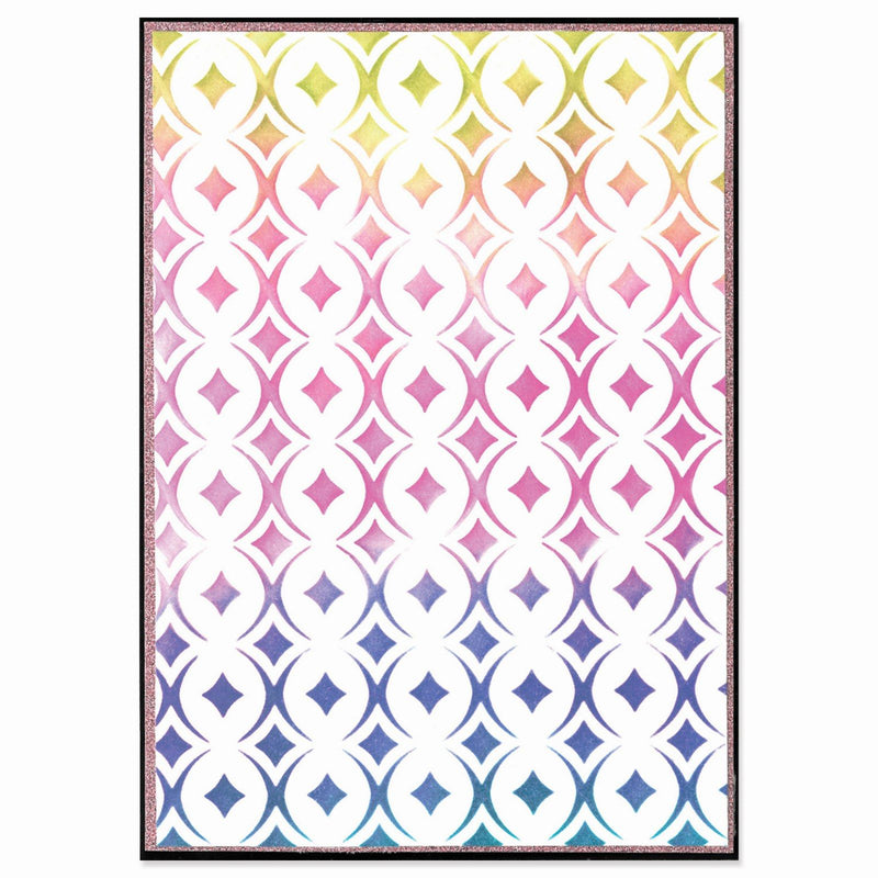 Afbeelding laden in galerijviewer, Sizzix • cosmopolitan stencil a5 uptown adornment
