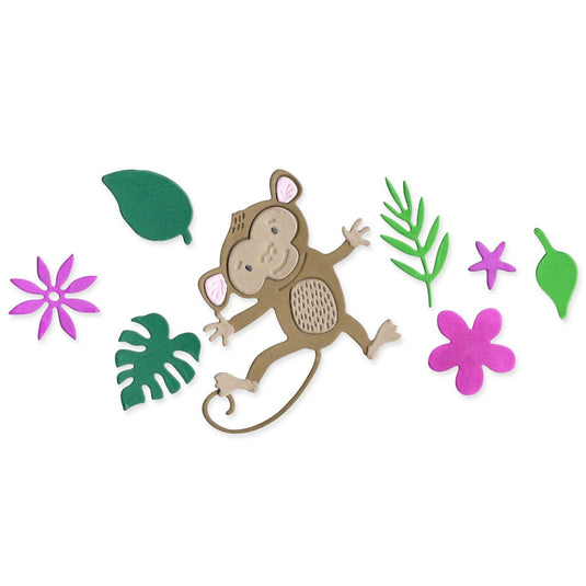 Sizzix • thinlits die set going bananas 22pcs