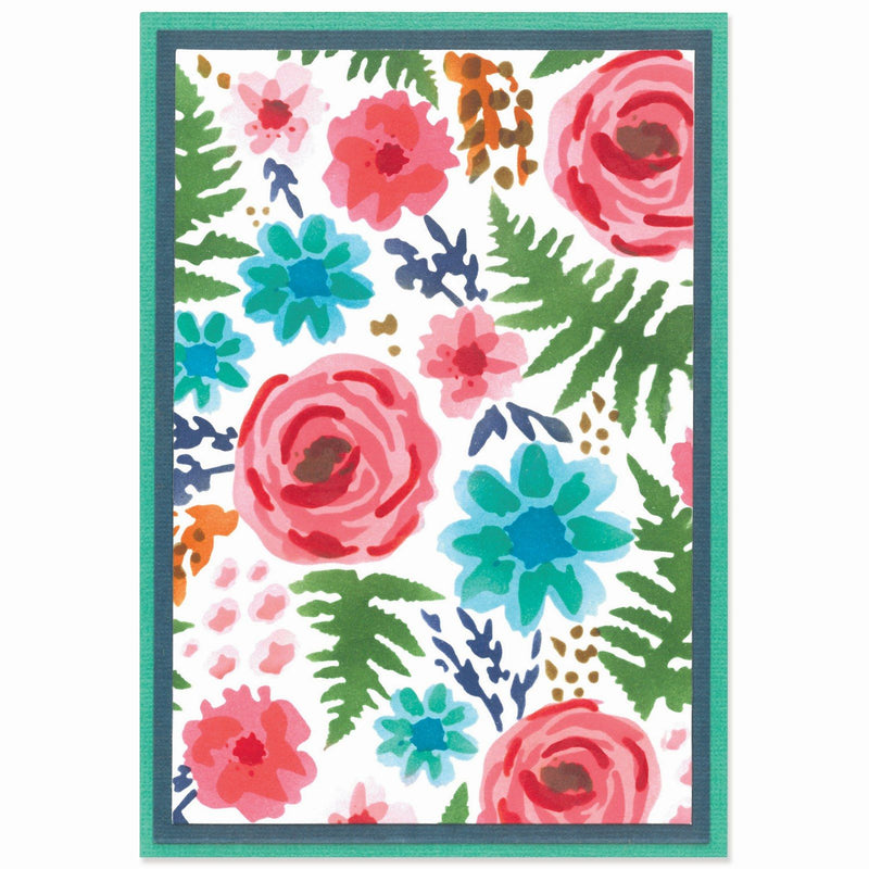 Afbeelding laden in galerijviewer, Sizzix • layered stencil a6 abstract blooms 4pcs
