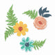 Sizzix • thinlits die set flowers fern 11pcs