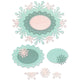 Sizzix • thinlits die set snowflake labels 6pcs