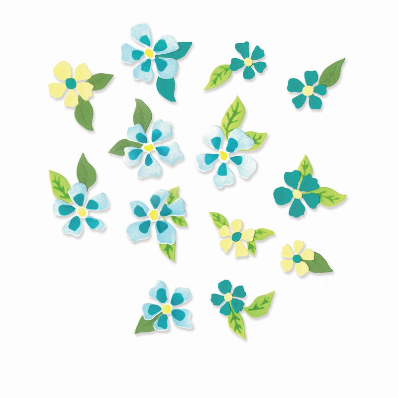 Afbeelding laden in galerijviewer, Sizzix • thinlits die set painterly blooms background 12pcs
