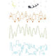 Sizzix • clear stamp set a5 cosmopolitan the view 6pcs