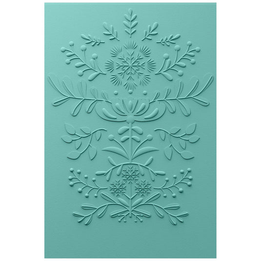 Sizzix • 3d textured impressions embossing folder yuletide