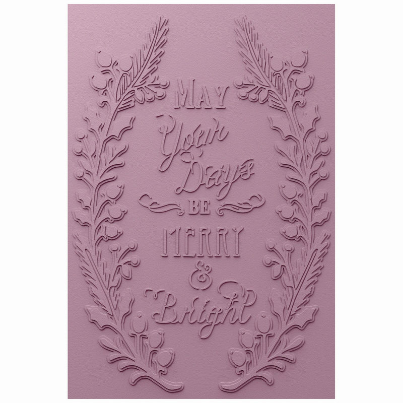 Afbeelding laden in galerijviewer, Sizzix • 3d textured impressions embossing folder merry bright
