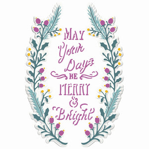 Sizzix • 3d textured impressions embossing folder merry bright