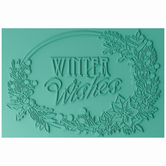 Sizzix • 3d textured impressions embossing folder winter wishes