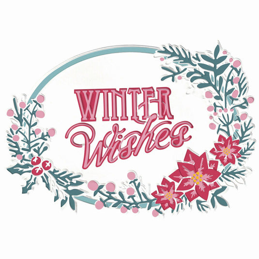 Sizzix • 3d textured impressions embossing folder winter wishes