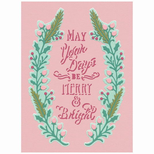 Sizzix • thinlits die set merry bright nr.2 12pcs