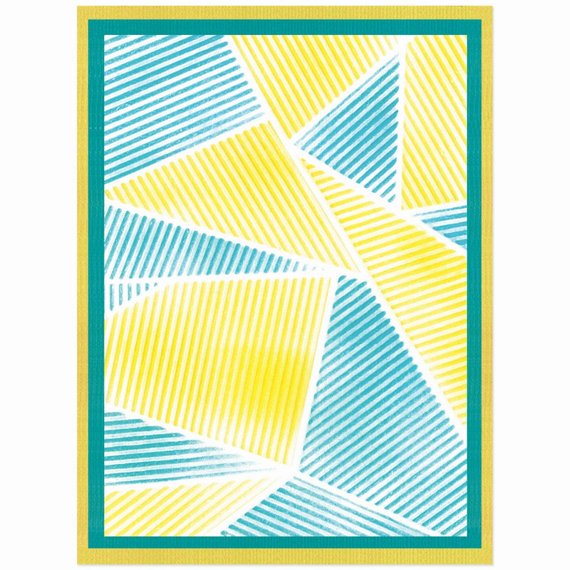 Afbeelding laden in galerijviewer, Sizzix • cosmopolitan stencil a6 down the line nr.2 2pcs
