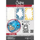 Sizzix • studio clear stamps set 10pcs 3pcs stencils ad astra by cat kerr