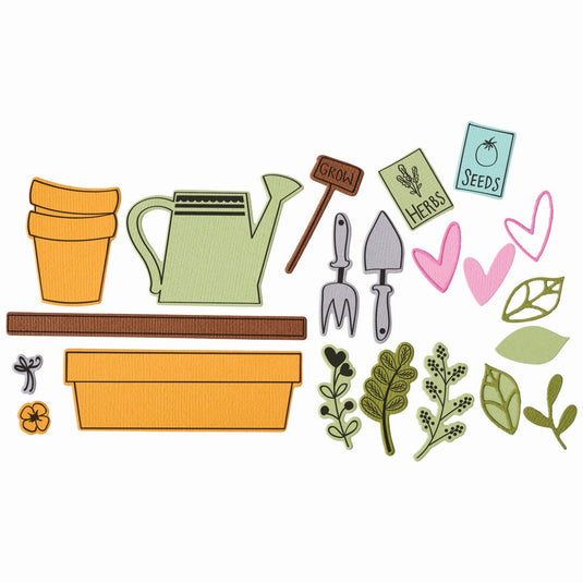 Sizzix • thinlits die set greenhouse finds nr.2 18pcs