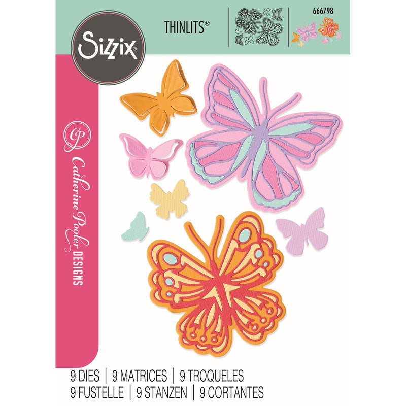Afbeelding laden in galerijviewer, Sizzix • thinlits die set spring wings 9pcs
