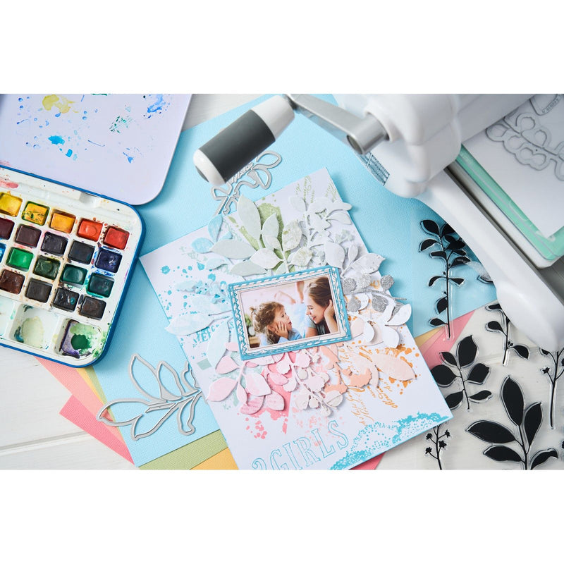 Afbeelding laden in galerijviewer, Sizzix • framelits die set fine stems 02 9pcs
