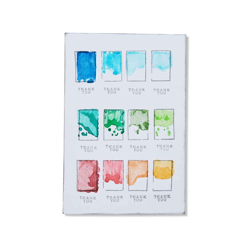 Afbeelding laden in galerijviewer, Sizzix • clear stamps with framelits painted palettes 13pcs
