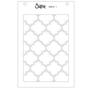 Sizzix • stencil textures from afar nr.2 4pcs
