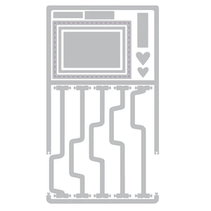 Sizzix • thinlits 15pcs die set snap and swap file folders by 49 and market