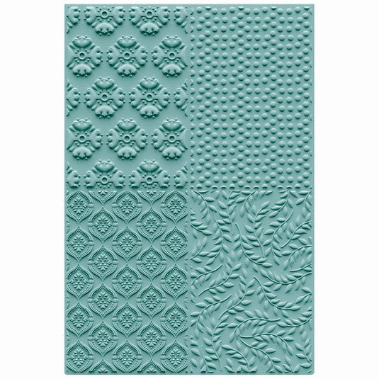 Sizzix • 3-d textured impressions embossing folder posh patterns by catherine pooler