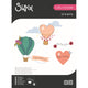 Sizzix • clear stamps a5 set 28pcs up and away by catherine pooler