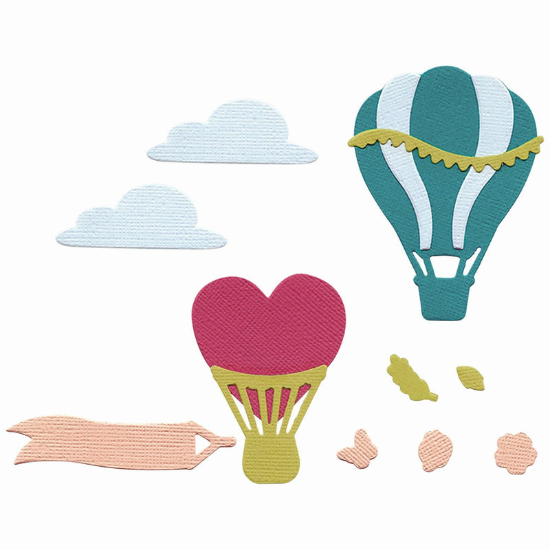 Afbeelding laden in galerijviewer, Sizzix • framelits die set 16pcs up and away nr2 by catherine pooler
