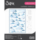 Sizzix • layered a6 stencils 4pcs in the clouds by catherine pooler