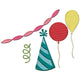 Sizzix • vault embossing folder with thinlits die set celebrate by tim holtz 9pcs