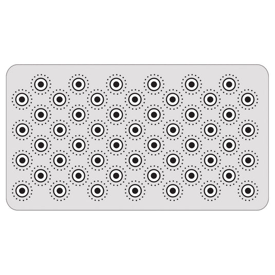 Sizzix • vault embossing folder with thinlits die set celebrate by tim holtz 9pcs