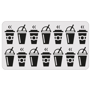 Sizzix • vault embossing folder with thinlits die set fresh brewed by tim holtz 12pcs