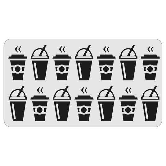 Sizzix • vault embossing folder with thinlits die set fresh brewed by tim holtz 12pcs