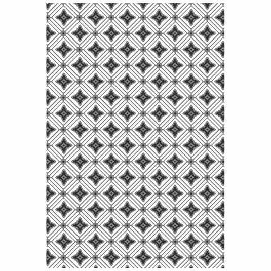 Sizzix • multi level textured impressions embossing folder vault diamonds by tim holtz