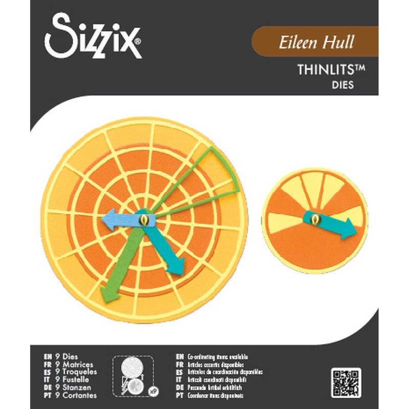 Afbeelding laden in galerijviewer, Sizzix • thinlits 9pcs die set rainbow wheels by eileen hull
