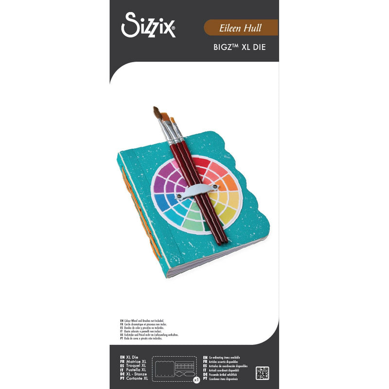 Afbeelding laden in galerijviewer, Sizzix • scoreboards xl die handbound journal by eileen hull
