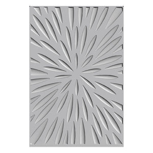 Sizzix • 3-d tief a6 stencil burst of bright by stacey park