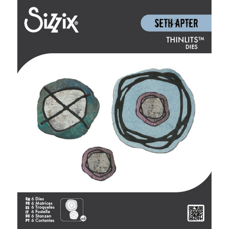 Afbeelding laden in galerijviewer, Sizzix • thinlits die set 6pcs twisters by seth apter
