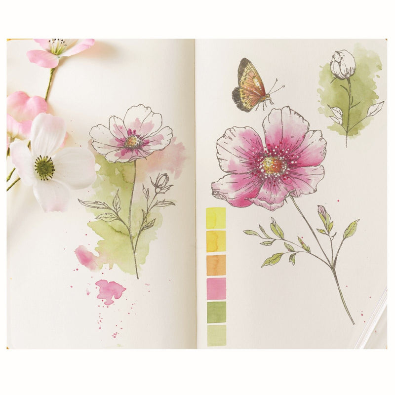 Afbeelding laden in galerijviewer, Sizzix • clear stamp set 10pcs cosmo and butterflies by willow wolfe

